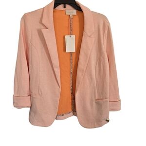 Skies Are Blue Peach Blazer